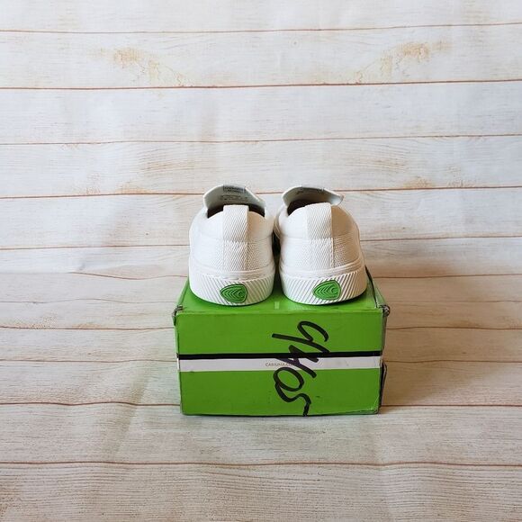 Cariuma IBI Knitted Slip On Sneaker White Women's Size 10.5 Men's Size 9 - Picture 6 of 14